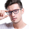 Stock FDA CE Soft TR90 Blue Light Blocking Optical Glasses man Spring Temple Eyeglass Frames man